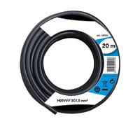 CAVO ELETTRICO PROLUNGA 20MT 3G1.5 MM H05VV-F MATASSA FILO ELETTRICO NERO