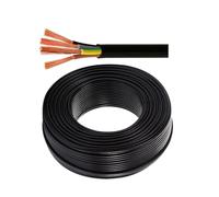 Cavo Elettrico RVV A 4 Conduttori, Cavo Flessibile Da 1,5 Mm², Rame Puro Intrecciato For Illuminazione A LED, Automotive, Nautica, Altoparlanti, 45 Piedi(90ft,1.5mm²)