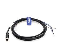 Cavo elettrico schermato impermeabile M8 a 3 pin con codice A femmina ad apertura per modulo bus di campo, 2 m