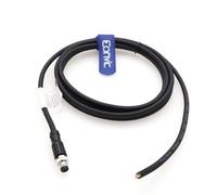 Cavo elettrico schermato impermeabile M8 a 8 pin A codice da maschio ad apertura per rete bus di campo di controllo dell'automazione industriale 3 m