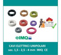 CAVO ELETTRICO UNIPOLARE FILO RAME 1,5 2,5 4 6MM LTC CPR FS17 PER IMPIANTI CASA
