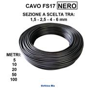 Cavo Elettrico Unipolare FS17 1,5 2,5 4 6 10 mm filo Cordina mt N07VK Matassa a