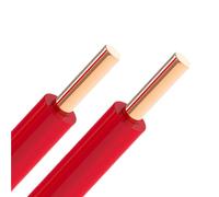 Cavo Elettrico Unipolare In Rame Pieno Rosso BV, Isolato In PVC, Tensione Nominale 450/750 V, For Cablaggio Domestico, Distribuzione Di Energia E Progetti Elettrici For Interni(160ft,1.5mm2-red)