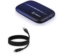 Cavo Elgato HD60 S+, cavo USB 3.0 A a USB 3.1 Tipo C] Cavo USB C di ricarica e sincronizzazione per Elgato HD60 S+ - 1,8 m - Nero