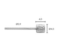 Cavo Elvedes Superflex (x50) Argenté
