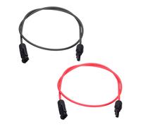 Cavo Estensione Pannello Solare 1 Pair, 14AWG 1000V, Nero&Rosso 3.3ft per