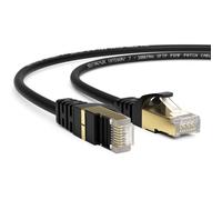 Cavo Ethernet CAT 7 7,5 Metri Cavo di Rete 7,5m Gigabit Ethernet 10Gbit/s LAN Cavo Patch Cavi - Cavo flessibile Cat.7 S/FTP Schermato Connettore RJ45 placcato oro per router, modem, switch, PS4, PS5