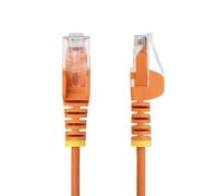 StarTech.com Cavo Ethernet CAT6 Arancione da 2m; Patch UTP con Plug RJ45 Antigroviglio, Cavo Lan Slim in Rame Puro 28AWG