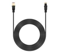 Cavo Ethernet Cat8, garanzia senza pensieri e utilizzo sia in ambienti esterni che interni, design anti-interferenza per una trasmissione dati ad