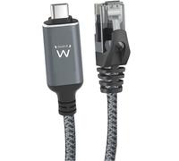 Cavo Ethernet Gigabit RJ45 a USB-C 3.2 Gen1 da 1,5m