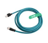 Cavo Ethernet HangTon M12 A-Codifica 8 pin femmina a RJ45 Cat-7e Patch Cord per sensori di attuatori industriali Applicazione automazione di rete Profibus 3m