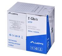 Cavo Ethernet LAN - LANBERG - LCU6-10CC-0305-BK - Nero - 305m