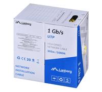 Cavo Ethernet LAN - LANBERG - LCU6-10CC-0305-Y - Multicolore - 305 m - Alta qualità