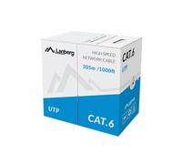 Cavo Ethernet LAN Lanberg LCU6-11CU-0305-S Grigio 305 m 305 m