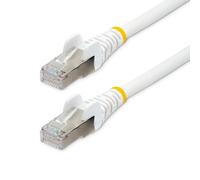 StarTech.com Cavo Ethernet CAT 6a - 7,5m - Bianco - Cavo di rete LAN Low Smoke Zero Halogen (LSZH) 10GbE 500MHz 100W PoE++ - Cavo patch schermato S/FTP RJ45 antigroviglio (NLWH-750-CAT6A-PATCH)