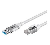 Goobay Cavo LAN adattatore 74163 - USB 3.0 Tipo A - 10 m - Gigabit 1000 Mbps