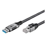 GOOBAY 70299 - Adattatore di rete, cavo, USB 3.0 tipo A, Gigabit Ethernet, 1 m.