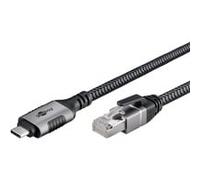 GOOBAY 70699 - Adattatore di rete, cavo, USB 3.1 tipo C, Gigabit Ethernet, 3 m.