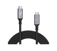 Cavo Ewent EC1070 USB4 Thunderbolt 4 40 Gbps 240 W 1 m Nero Chip E-Marker