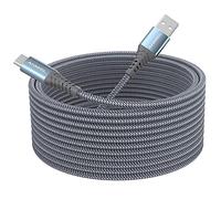 Cavo extra lungo USB C 5M ANIME PS5 Controller Cavo USB A a Tipo C Cavo di ricarica Premium Nylon Intrecciato, per Samsung Galaxy S10/S9/S8 Plus, Note 10 9 8, PS5, LG V30 V20 G6 G5, Moto