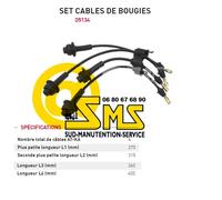 Cavo Fascio Di Candele Toyota Motore 4Y 4 Cavi At-Ka Lunghezza 27 31 36