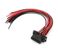 Cavo femmina apertura, OBD2 Adattatore prolunga connettore maschio 16 pin Cavo femmina apertura plastica ABS