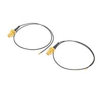 Cavo Femmina da 2 Pezzi IPEX 4 a RP-SMA, Antenna RP-SMA a Scheda di Rete Bluetooth Wireless NGFF/M.2, Supporto NGFF 802.11a, 802.11b, 802.11g, 802.11n, 802.11ac, 8265, 5B222, Ecc.