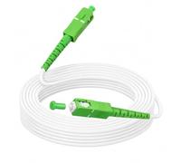 Cavo Fibra Ottica 10 m SC/APC a SC/APC, Prolunga TIM Vodafone Fastweb | Bretella fibra per modem e ONT: WindTre, Tiscali, Sky Wifi, rete Open Fiber e FiberCop | Monomodale G.657.A2 testata