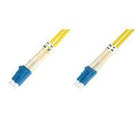Cavo patch LWL, duplex, connettore LC > LC, singlemode OS2 giallo