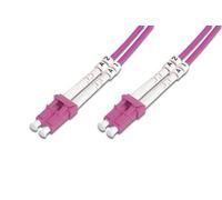 CAVO FIBRA OTTICA LC A LC MULTIMODE DUPLEX 50/125 MT.10 OM4