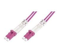 CAVO FIBRA OTTICA LC A LC MULTIMODE DUPLEX 50/125 MT.5 OM4 NEW