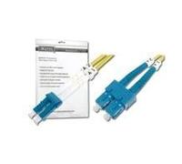 DIGITUS DK-2932-03 - Cavo In Fibra Ottica OS2 - 3 m - da LC a SC - Duplex - 1/10 Gbit/s - Cavo LAN In Fibra Ottica Monomodale SM - Tipo Di Fibra: 9/125 µ - Giallo (Yellow)