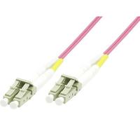 Microconnect FIB440450P cavo InfiniBand e in fibra ottica 50 m LC ST Rosa (Fiber Patch Cable - - LC/UPC-LC/UPC 50m OM4 MM - Duplex LSZH OD: 2mm, 0.3dB Erica Violet - Warranty: 300M) - Nouvo