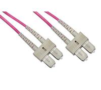 Cavo Fibra Ottica Multimode LSZH Duplex OM4 50/125, SC-SC, 50 mt.