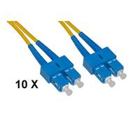 Cavo fibra ottica sc a sc singlemode duplex os2 guaina 2 mm 50/125 mt.1 - conf. 10pz - lkscsc901e