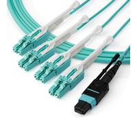 StarTech.com 3m (10ft) MTP(F)/PC to 4x LC/PC Duplex Breakout OM3 Multimode Fiber