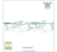 Cavo filo acceleratore LPR per FIAT PALIO