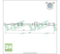 Cavo filo acceleratore LPR per FIAT SEICENTO #qu