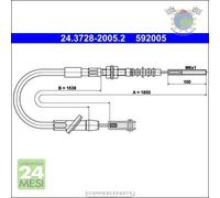Cavo filo cambio frizione ATE per SUZUKI SAMURAI