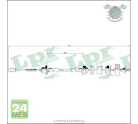 Cavo filo comando frizione LPR per CITROEN JUMPER FIAT DUCATO PEUGEOT BOXER #r1