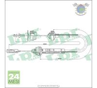 Cavo filo comando frizione LPR per CITROEN XSARA #rk