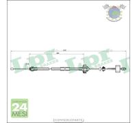 Cavo filo comando frizione LPR per DACIA SANDERO LOGAN RENAULT