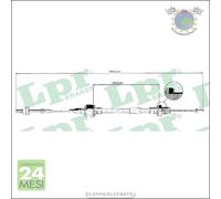 Cavo filo comando frizione LPR per OPEL CORSA B TIGRA COMBO #sr