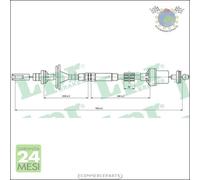 Cavo filo comando frizione LPR per ROVER COUPE 400 200