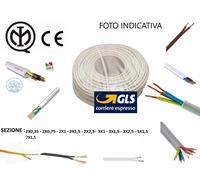 CAVO FILO ELETTRICO FROR-PIATTINA-TONDO-LAMPADARI-LUMI-VARIE MISURE SEZIONE