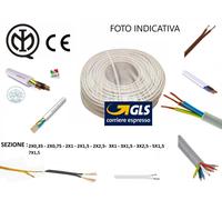 CAVO FILO ELETTRICO FROR-PIATTINA-TONDO-LAMPADARI-LUMI-VARIE MISURE SEZIONE