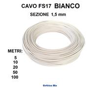 cavo filo elettrico unipolare fs17 cpr 1,5 2,5 4 6 mm matassa cordina ex N07VK ^