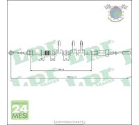 Cavo filo freno a mano LPR Anteriore per CITROEN JUMPER FIAT DUCATO PEUGEOT #62