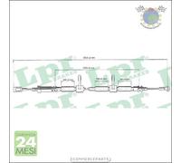 Cavo filo freno a mano LPR Anteriore per CITROEN JUMPER FIAT DUCATO PEUGEOT #63