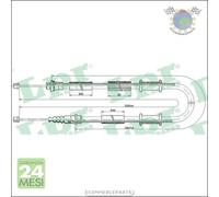 Cavo filo freno a mano LPR Posteriore per FIAT BARCHETTA